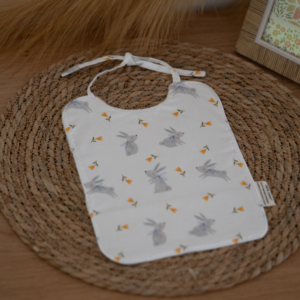 Bavoir Bébé en Coton Bio « Petit Lapin »